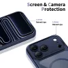 TECH-PROTECT MAGPEAK MAGSAFE CC IPHONE 17 PRO MAX DEEP BLUE/TRANSPARANT
