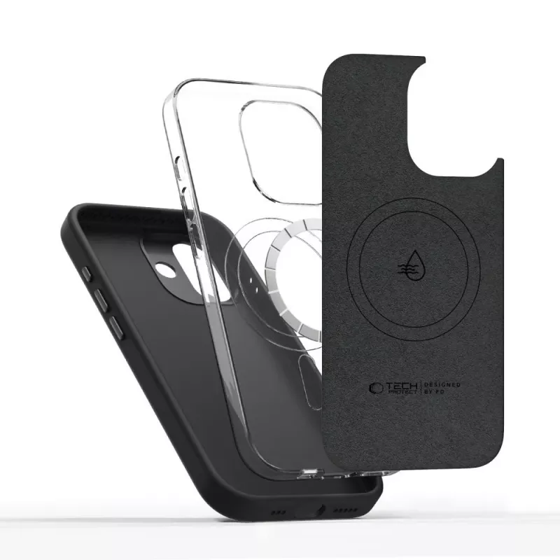 TECH-PROTECT UNIQ MagSafe iPhone 17 Case Zwart