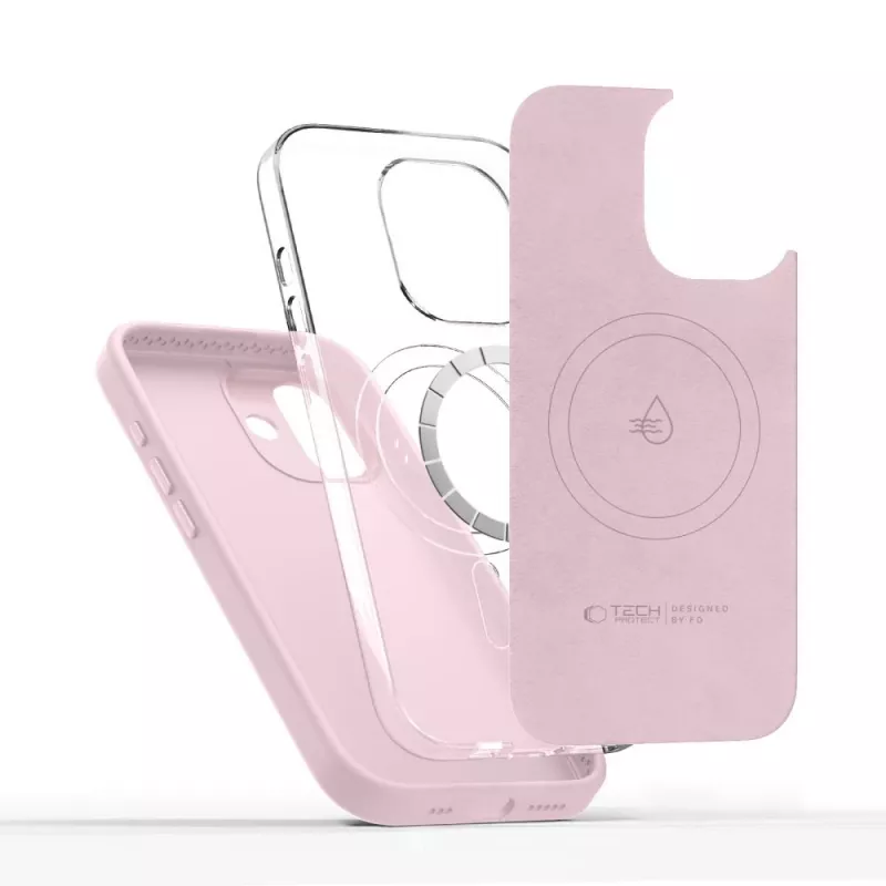 TECH-PROTECT UNIQ MagSafe iPhone 17 back cover roze