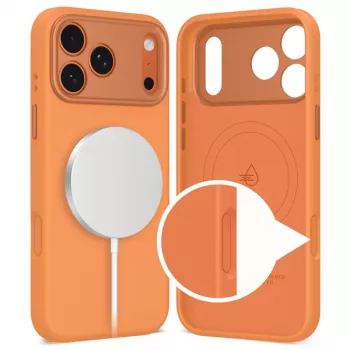 TECH-PROTECT UNIQ MagSafe iPhone 17 Pro back cover Cosmic Orange