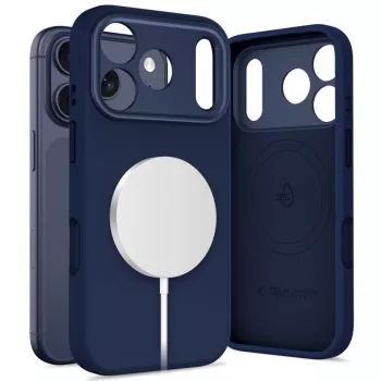 Tech-Protect Uniq MagSafe Case voor Apple iPhone 17 Pro Max, Deep Blue