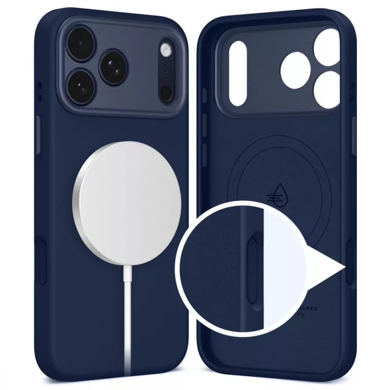 Tech-Protect Uniq MagSafe Case voor Apple iPhone 17 Pro Max, Deep Blue