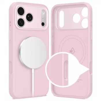 Tech-Protect Uniq MagSafe iPhone 17 Pro Max back cover roze