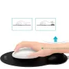 TECH-PROTECT A200 Muis mat met gel polssteun 25 x 22,5 cm zwart