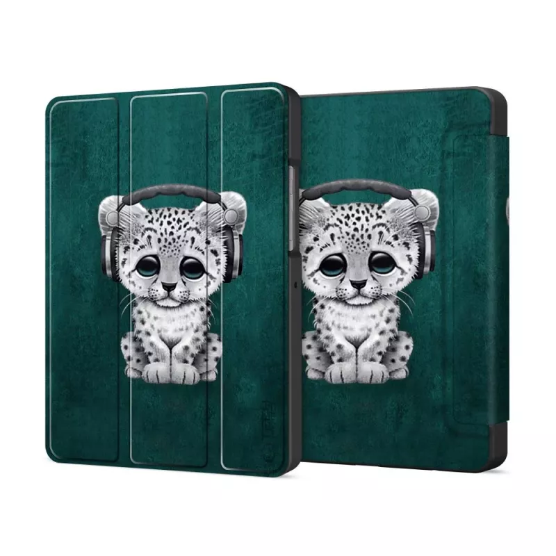 Tech-Protect Smart Case voor Samsung Galaxy Tab A9 8,7 inch SM-X110/X115/X117 - kattenontwerp