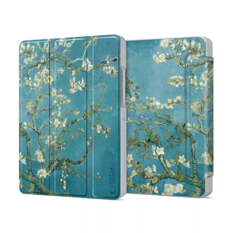 Tech-Protect Smart Case voor Samsung Galaxy Tab A9+/A11+ - Sakura kersenbloesempatroon