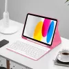 Tech-Protect SC Pen + Keyboard Case voor iPad 10,9 inch (10e generatie, 2022) / 11 inch (2025) - magenta