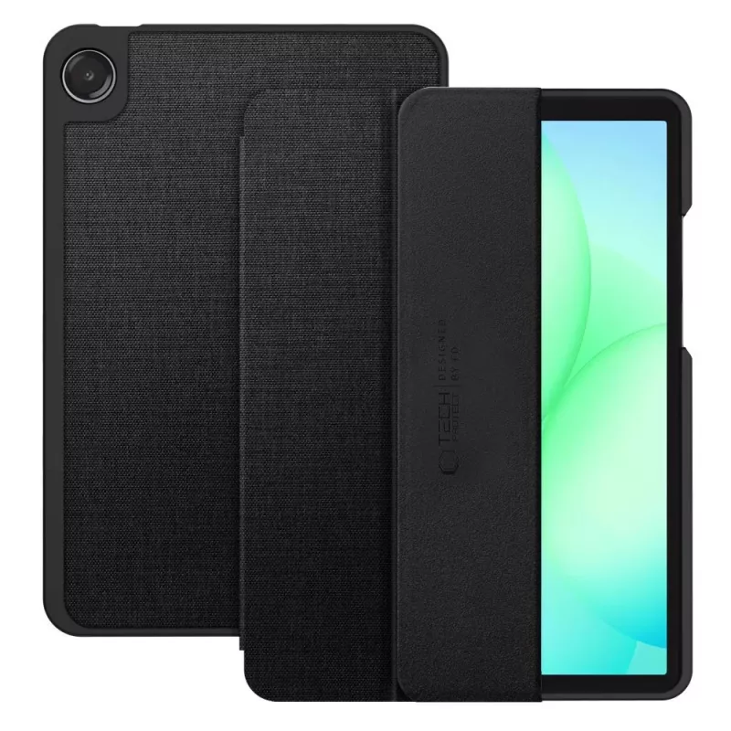 Tech-Protect SC Pen Canvas Folio Case voor Samsung Galaxy Tab A9+/A11+ - zwart