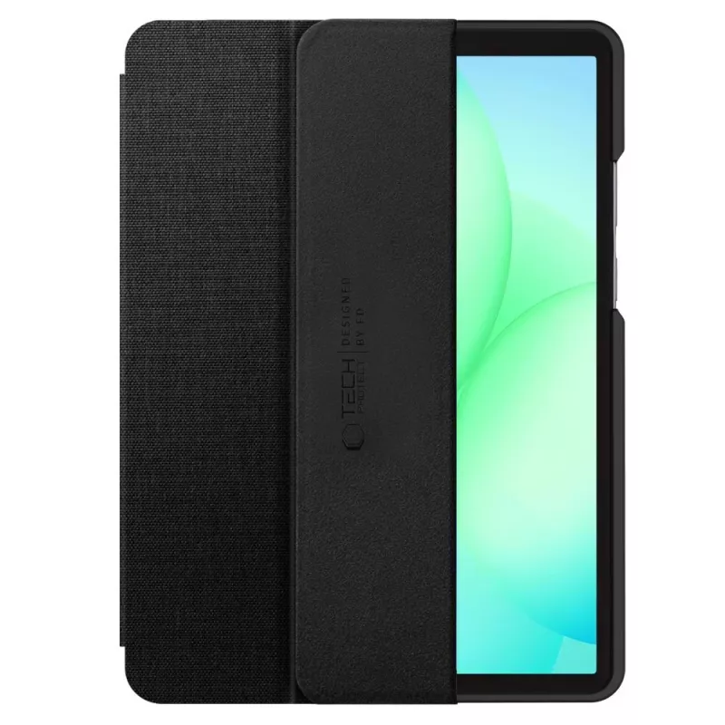 Tech-Protect SC Pen Canvas Folio Case voor Samsung Galaxy Tab A9+/A11+ - zwart