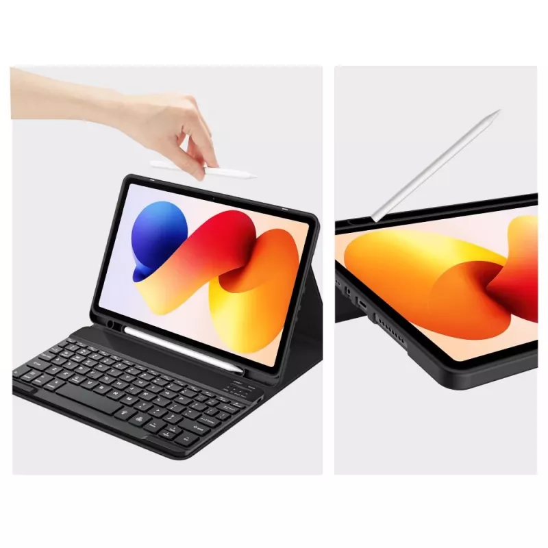 Tech-Protect SC PEN + KB voor Xiaomi Poco Pad M1 / Redmi Pad 2 Pro 12.1 zwart