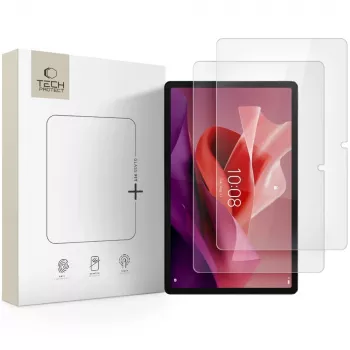 TECH-PROTECT Glass Fit+ 2-pack gehard glas schermbeschermer voor Lenovo Tab P12 / Idea Tab Pro / Yoga Tab Plus 12.7 TB-370 / TB-373 / TB-520 transparant