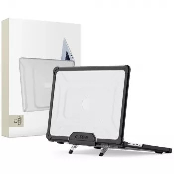 TECH-PROTECT SMARTSHELL PRO MACBOOK PRO 14 M1-M5 PRO / M5 PRO MAX 2021-2026 ZWART/TRANSPARANT
