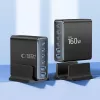 TECH-PROTECT DC160W-GAN 6-poorts desktop oplader PD 160W / QC3.0 zwart
