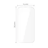 TECH-PROTECT gehard glas schermbeschermer bundel 10-pack voor Apple iPhone 15 Pro Max transparant