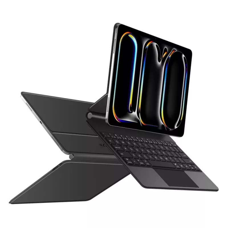 Tech-Protect SC Magnetic + Keyboard Case voor iPad Pro 11 inch 5./6. generatie 2024-2025, zwart