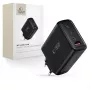 TECH-PROTECT NC120W-GAN 4-poorts netwerkoplader PD 120W / QC3.0 zwart