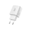 TECH-PROTECT NCA45W-GAN 2-poorts netwerkoplader PD 45W / QC3.0 wit