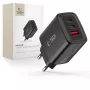 TECH-PROTECT NCA65W-GAN 3-poorts netwerkoplader PD 65W / QC3.0 zwart