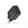 TECH-PROTECT NCA65W-GAN 3-poorts netwerkoplader PD 65W / QC3.0 zwart