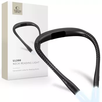 TECH-PROTECT LL200 nek-leeslamp zwart