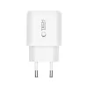 TECH-PROTECT NCA65W-GAN 2-poorts netwerkoplader PD 65W / QC3.0 wit