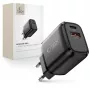 TECH-PROTECT NCA65W-GAN 2-poorts netwerkoplader PD 65W / QC3.0 zwart