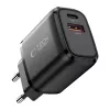 TECH-PROTECT NCA65W-GAN 2-poorts netwerkoplader PD 65W / QC3.0 zwart