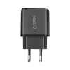 TECH-PROTECT NCA65W-GAN 2-poorts netwerkoplader PD 65W / QC3.0 zwart