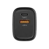 TECH-PROTECT NCA65W-GAN 2-poorts netwerkoplader PD 65W / QC3.0 zwart