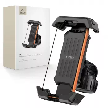 TECH-PROTECT V6 universele fiets- & motorhouder zwart