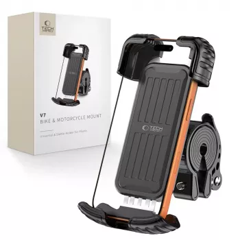 TECH-PROTECT V7 universele fiets- & motorhouder zwart