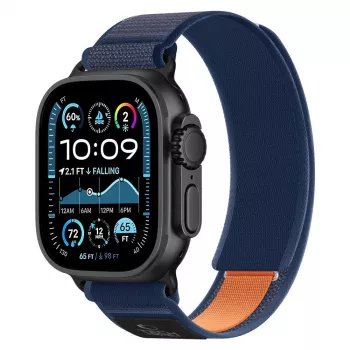 TECH-PROTECT NYLON ELITE APPLE WATCH 8 / 9 / 10 / 11 / SE / ULTRA (44 / 45 / 46 / 49 MM) navy/oranje
