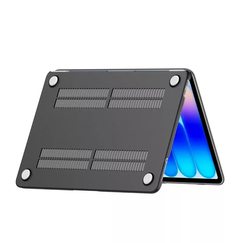 Tech-Protect Smartshell MacBook Neo 13 2026 mat zwart harde schaalhoes