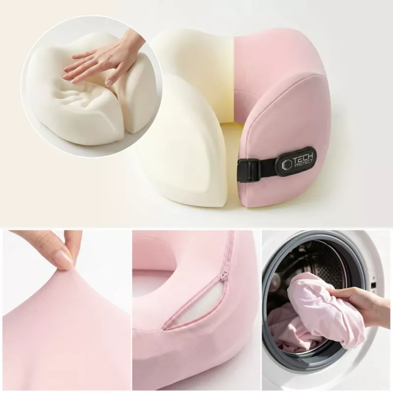TECH-PROTECT COMFORTREST REISNEKKUSSEN ROZE