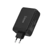 TECH-PROTECT NC240W-GAN 4-poorts netwerkoplader PD 240W / QC3.0 zwart