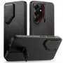 TECH-PROTECT Kevlar Aura MagSafe Case voor Samsung Galaxy S26, zwart/oranje
