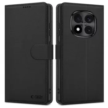 Tech-Protect Wallet Case voor Xiaomi Poco M8 Pro / Redmi Note 15 Pro+ Plus 5G, mat zwart