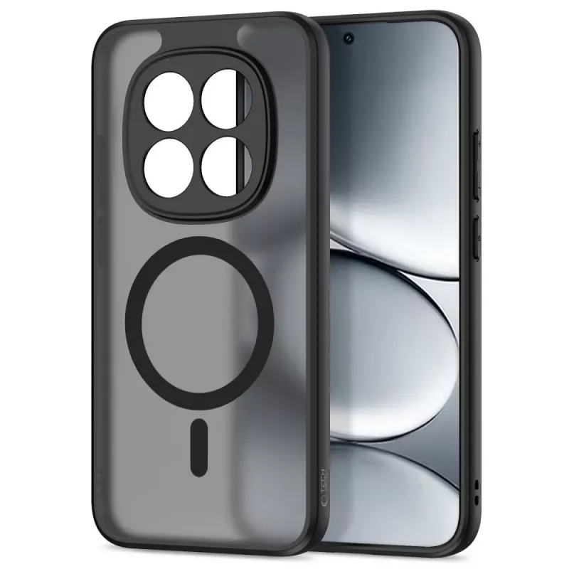 Tech-Protect Magmat Magsafe Case voor Xiaomi Redmi Note 15 Pro 5G - mat zwart