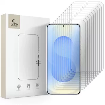 TECH-PROTECT gehard glas screenprotector bundel 10-pack voor Samsung Galaxy S26 transparant
