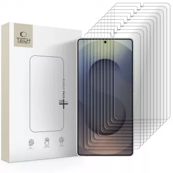 TECH-PROTECT gehard glas screenprotector bundel 10-pack voor Samsung Galaxy S26 Ultra transparant
