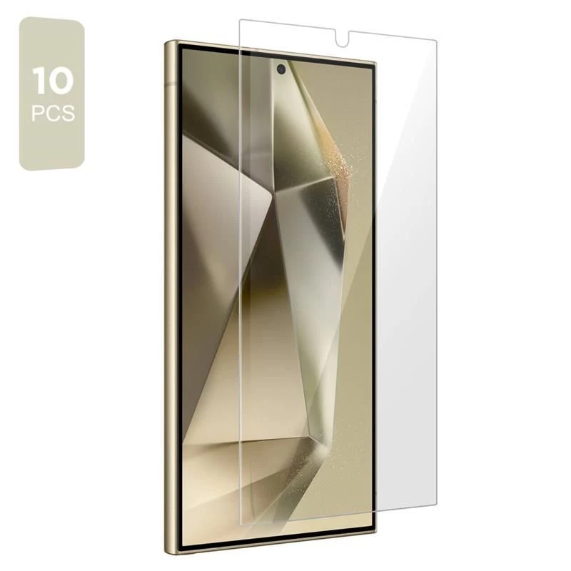 TECH-PROTECT gehard glas screenprotector bundel 10-pack voor Samsung Galaxy S26 Ultra transparant
