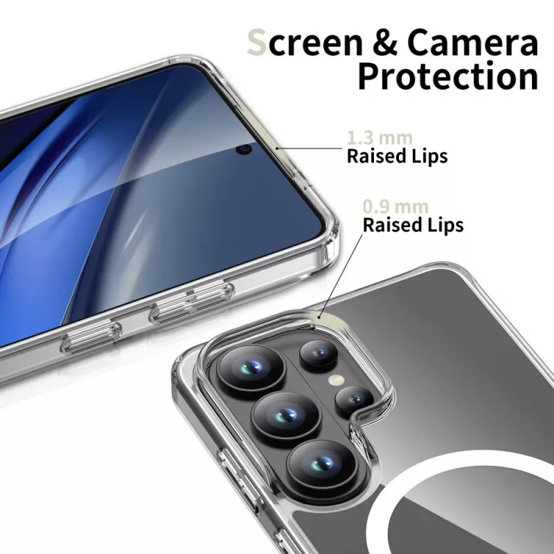 Tech-Protect Flexair Hybrid Magsafe Galaxy S26 Ultra transparant