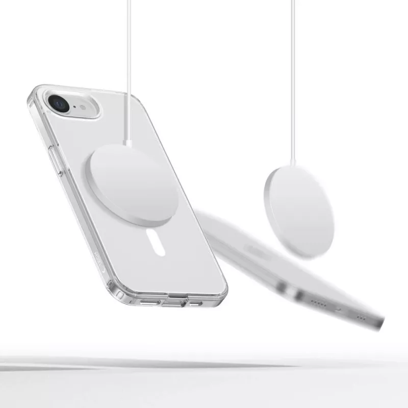 Tech-Protect Flexair Hybrid MagSafe Case voor Apple iPhone 16E/17E, transparant