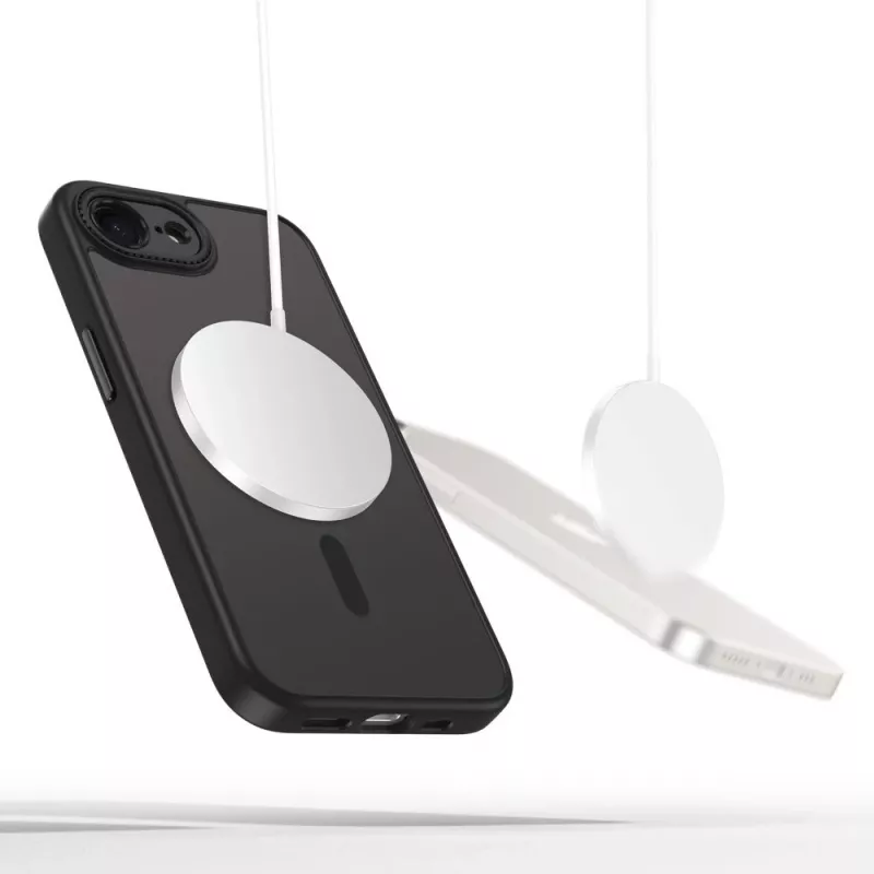 Tech-Protect Magcam Magsafe iPhone 16E/17E mat zwart Case