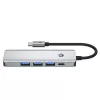 TECH-PROTECT HB01 hub-adapter 5in1 Type-C + USB3.0 + HDMI 4K 60Hz + PD100W spacegrijs