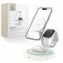 Tech-Protect QI15W-A46 3IN1 MagSafe draadloos oplaadstation wit