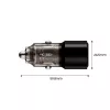 TECH-PROTECT CC03 2-poorts autolader PD 100W zwart