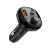 TECH-PROTECT CC06 3-poorts auto-oplader PD 72W + FM-transmitter zwart