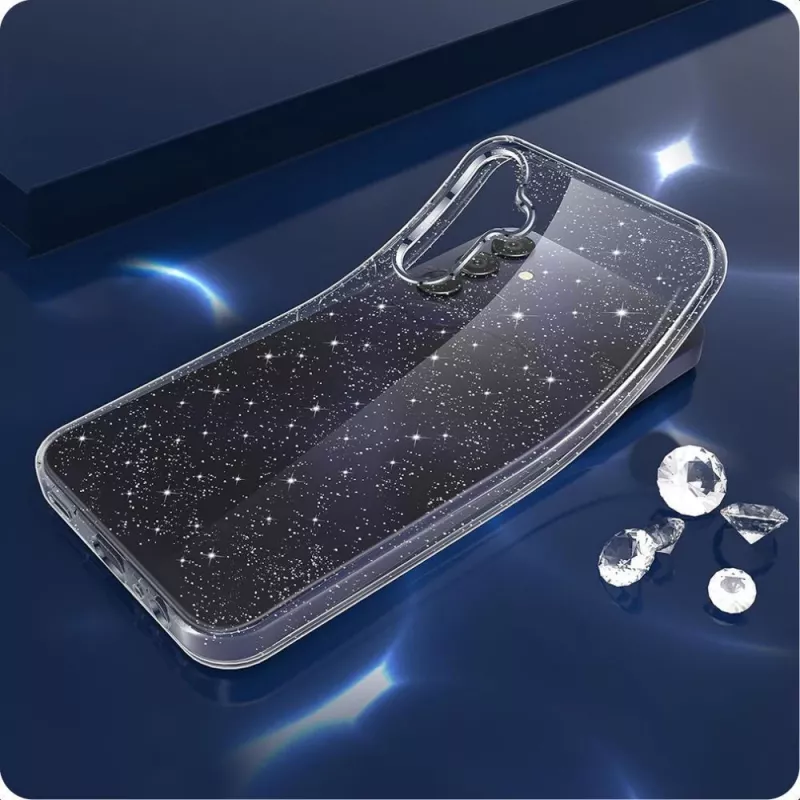 Tech-Protect Flexair Galaxy A56 5G glitter achterkant hoesje