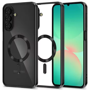 Tech-Protect Magflex MagSafe hoesje voor Samsung Galaxy A26 5G shiny zwart